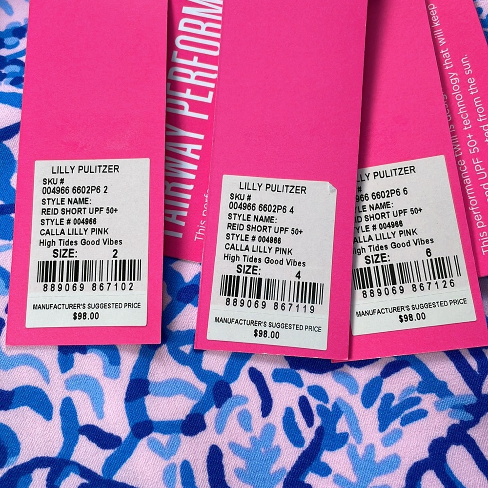 NWT Lilly Pulitzer Reid Short UPF 50+ - Picture 6 of 10